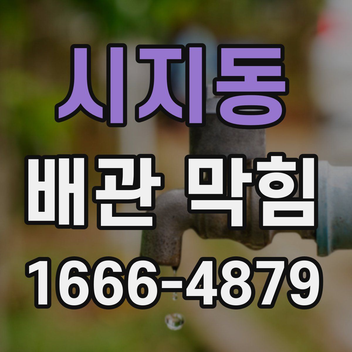 시지동 배관 막힘