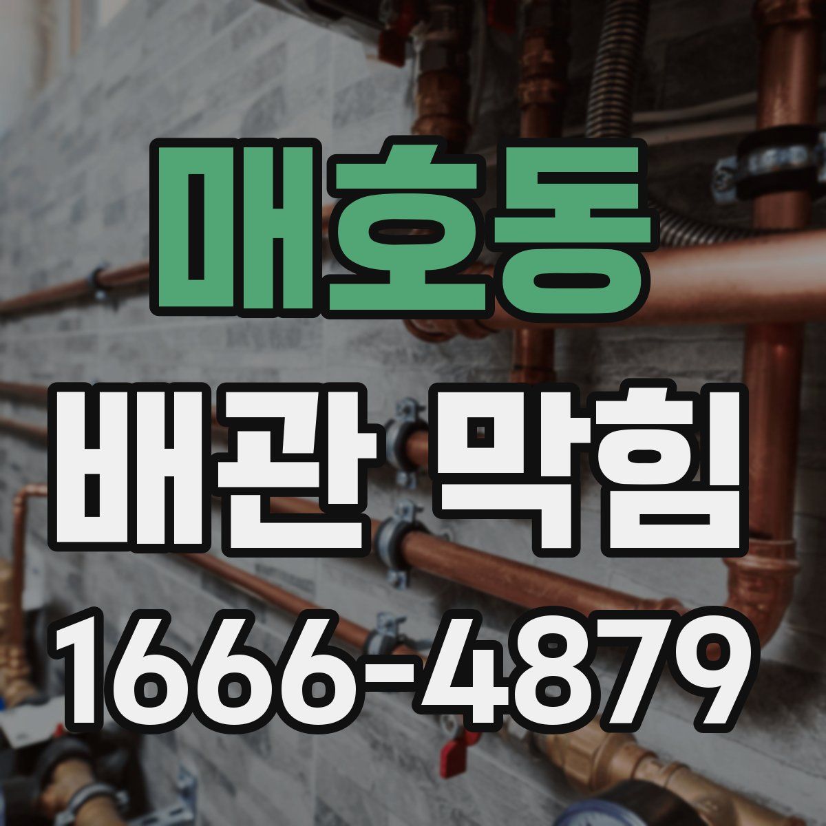 매호동 배관 막힘