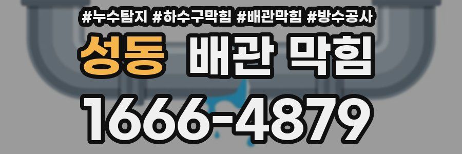 성동 배관 막힘