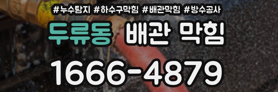 두류동 배관 막힘