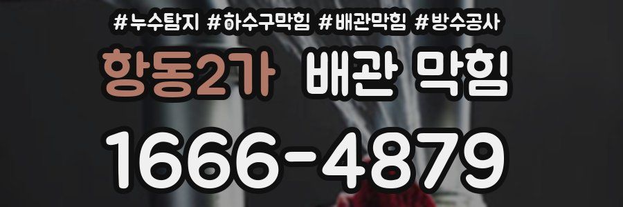 항동2가 배관 막힘