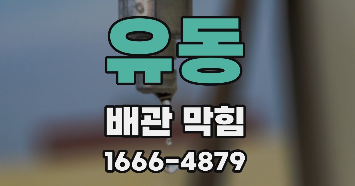 유동 배관 막힘