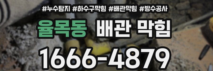 율목동 배관 막힘
