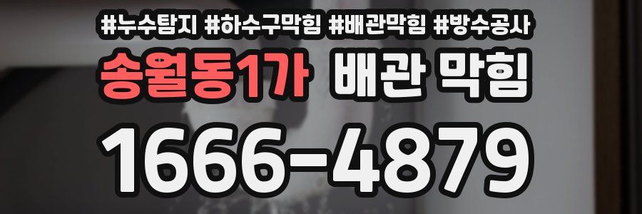 송월동1가 배관 막힘