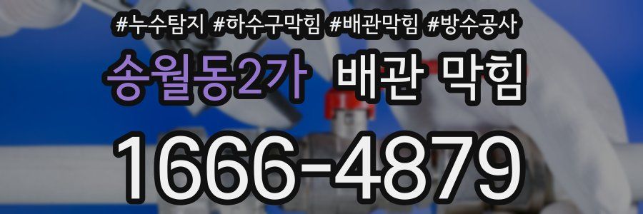 송월동2가 배관 막힘