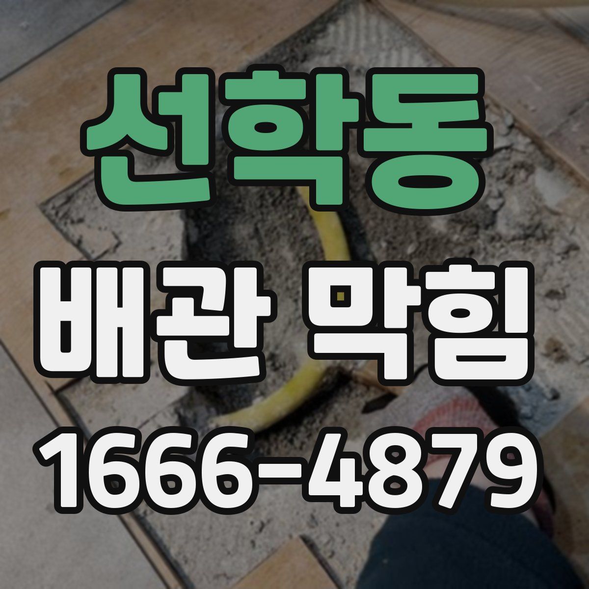 선학동 배관 막힘