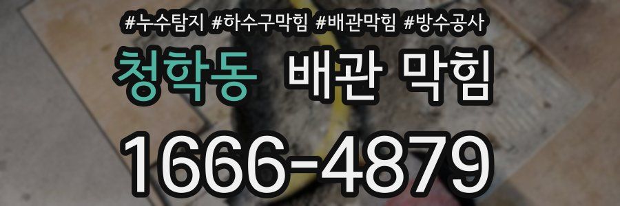 청학동 배관 막힘