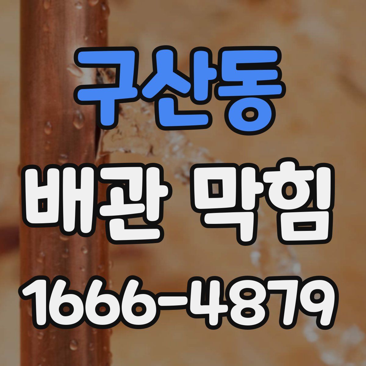 구산동 배관 막힘