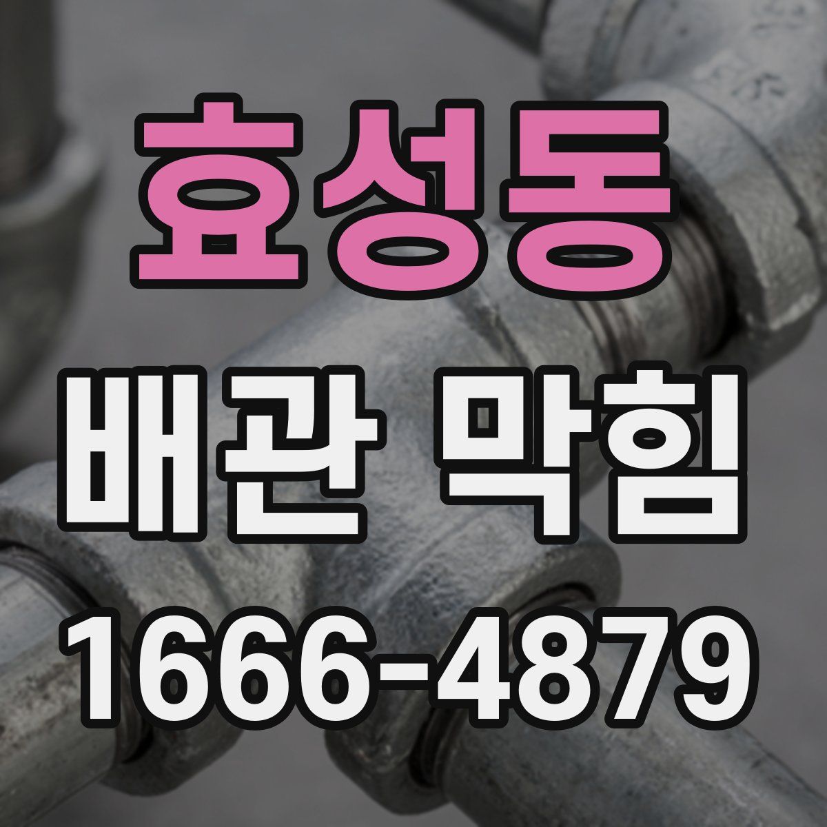 효성동 배관 막힘