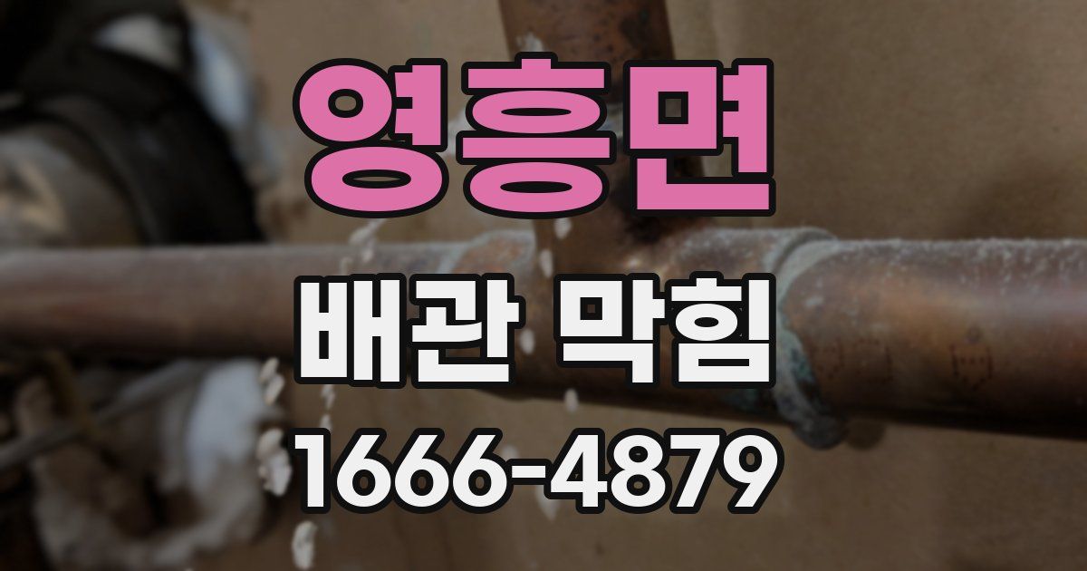 영흥면 배관 막힘