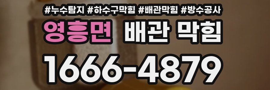영흥면 배관 막힘