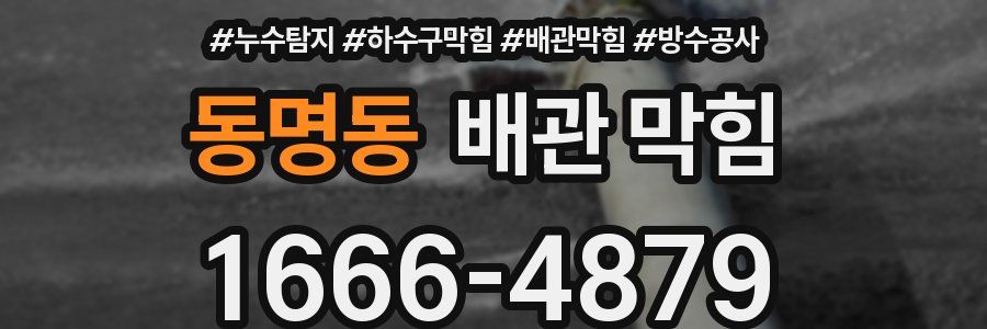 동명동 배관 막힘