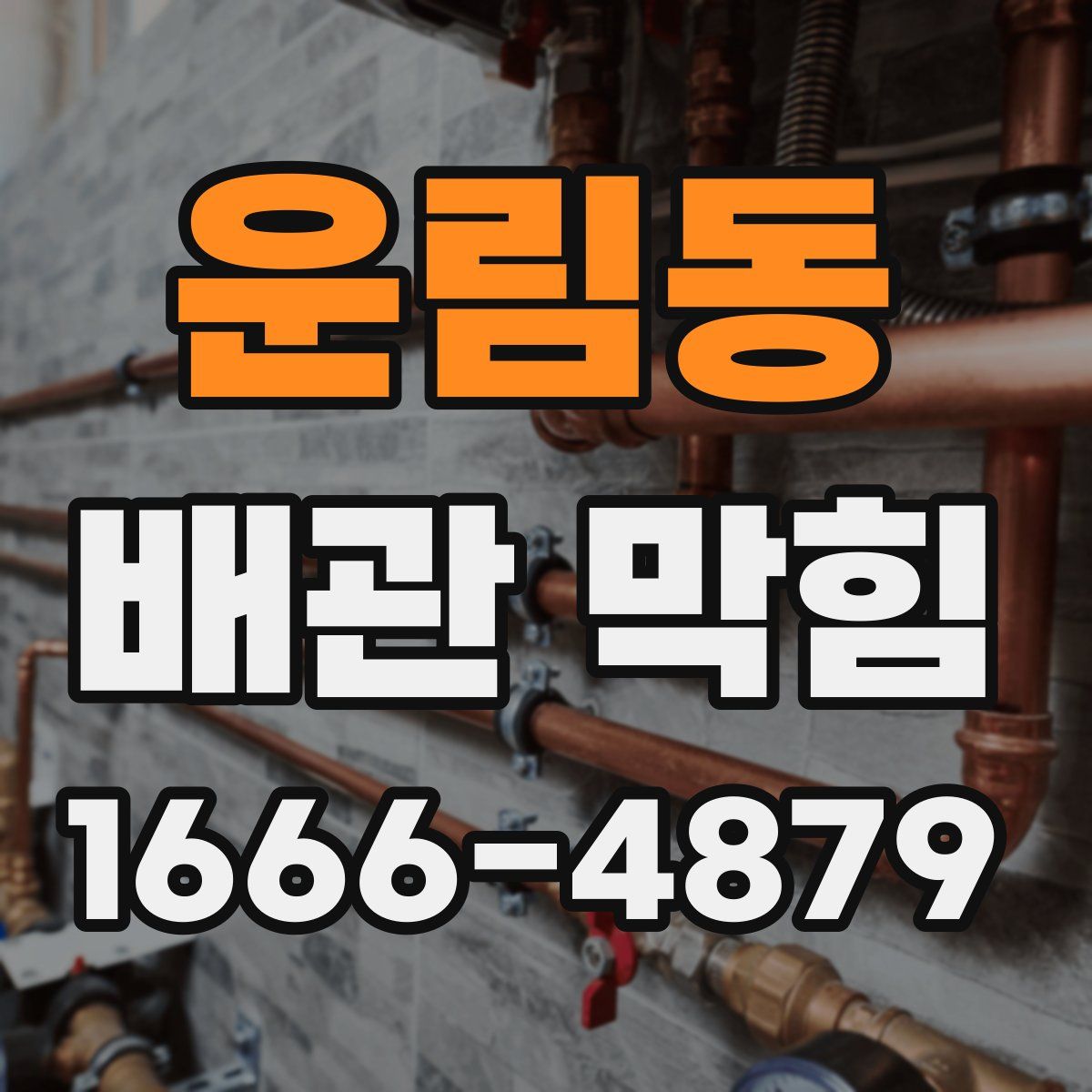 운림동 배관 막힘