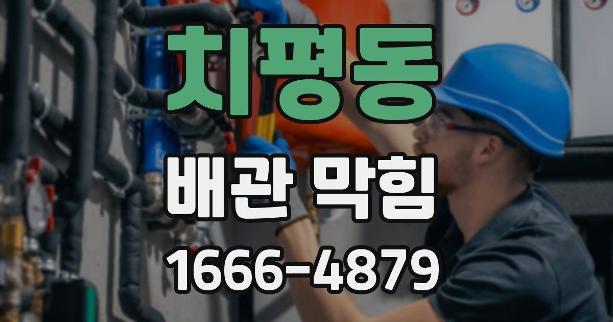 치평동 배관 막힘