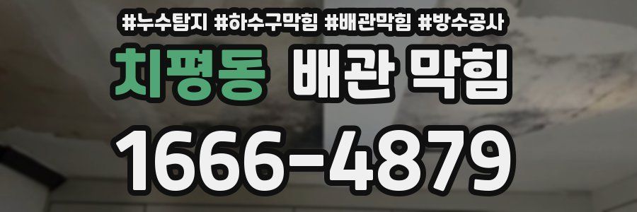 치평동 배관 막힘