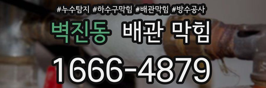 벽진동 배관 막힘