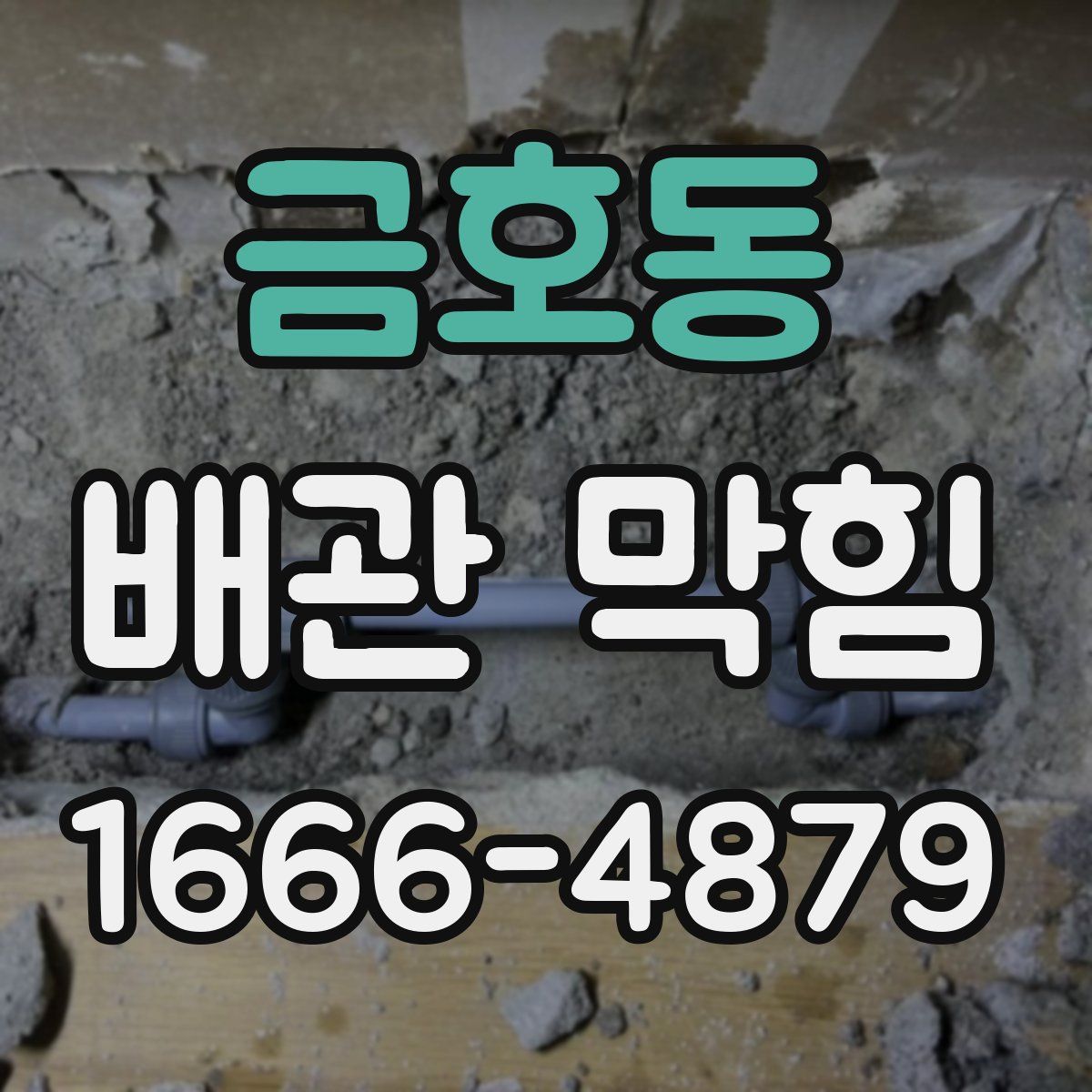 금호동 배관 막힘