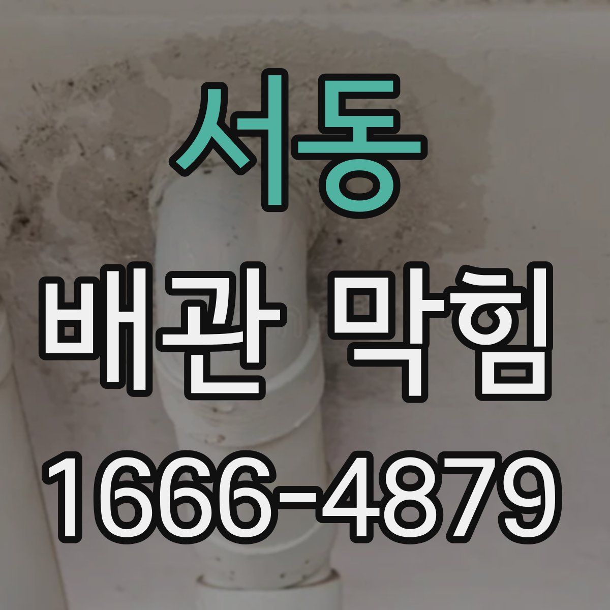 서동 배관 막힘