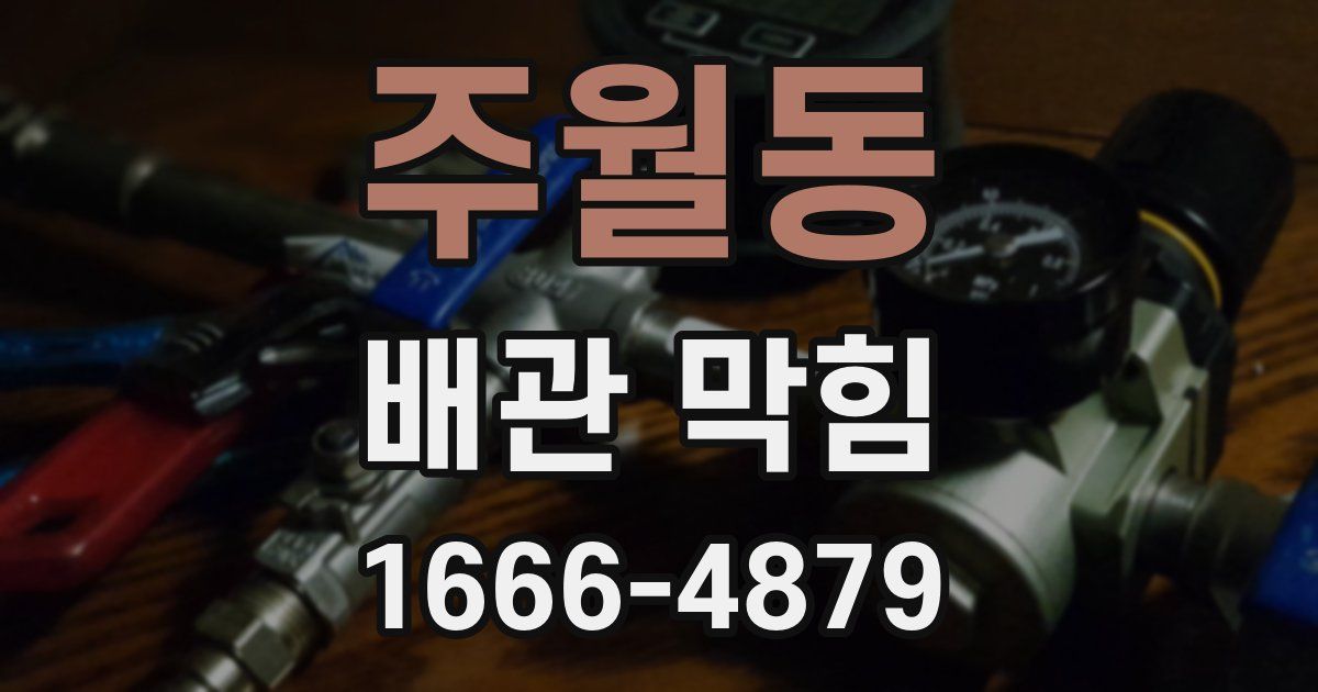 주월동 배관 막힘
