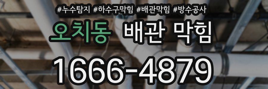 오치동 배관 막힘