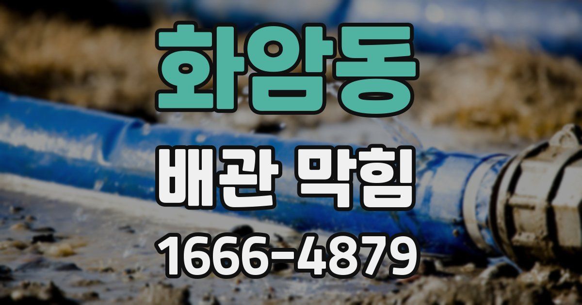 화암동 배관 막힘