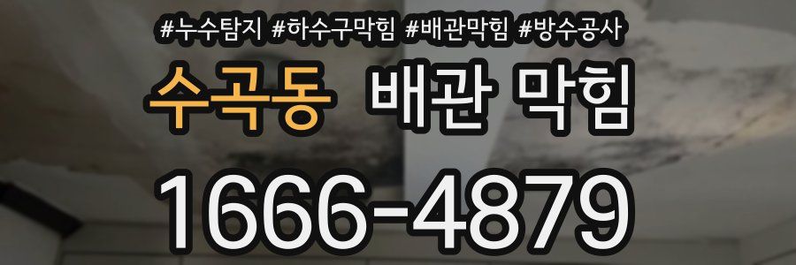 수곡동 배관 막힘