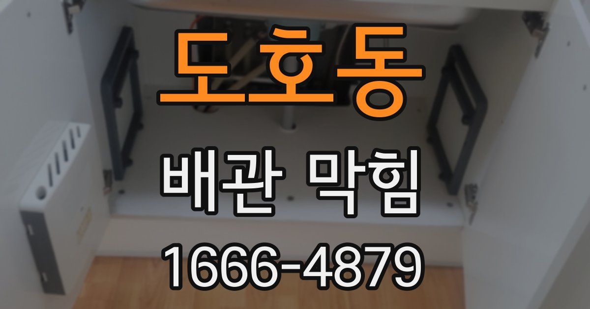 도호동 배관 막힘