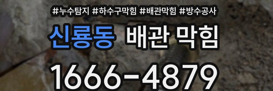 신룡동 배관 막힘