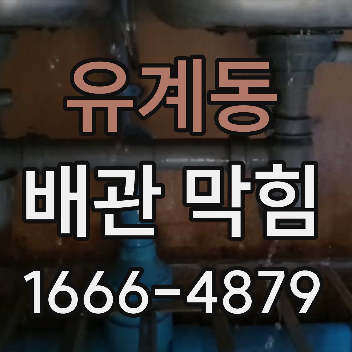 유계동 배관 막힘