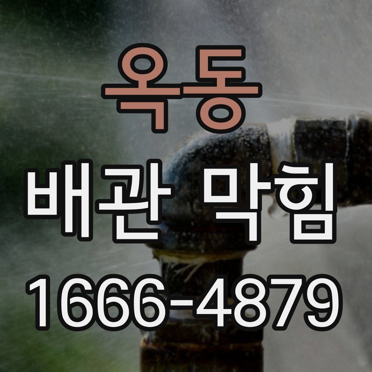 옥동 배관 막힘