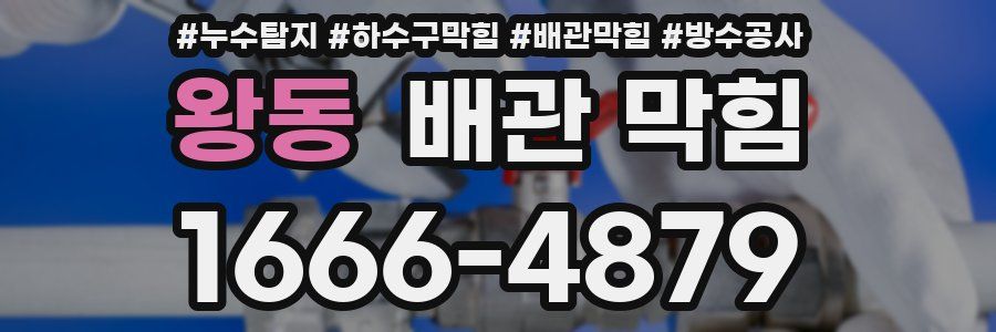 왕동 배관 막힘