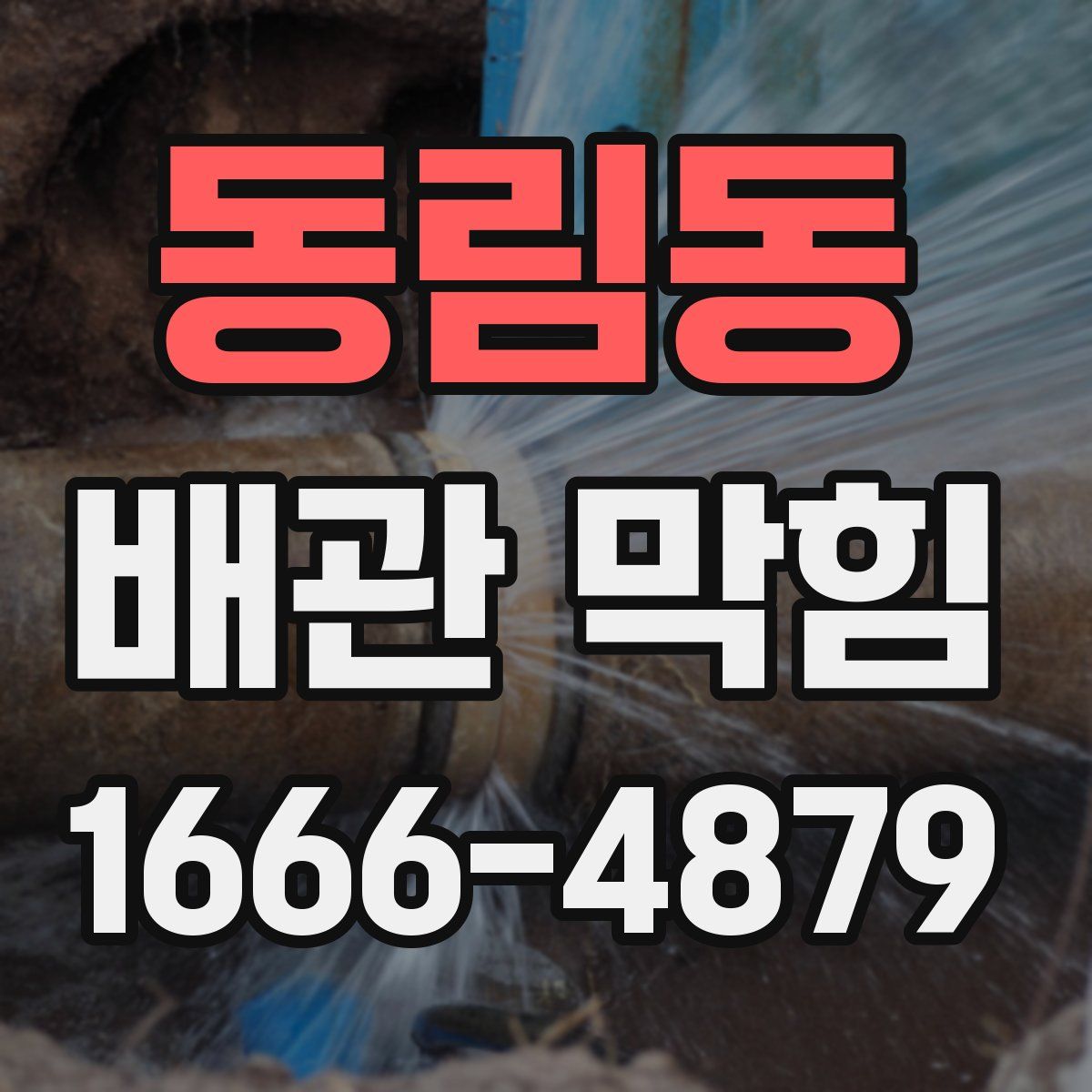 동림동 배관 막힘
