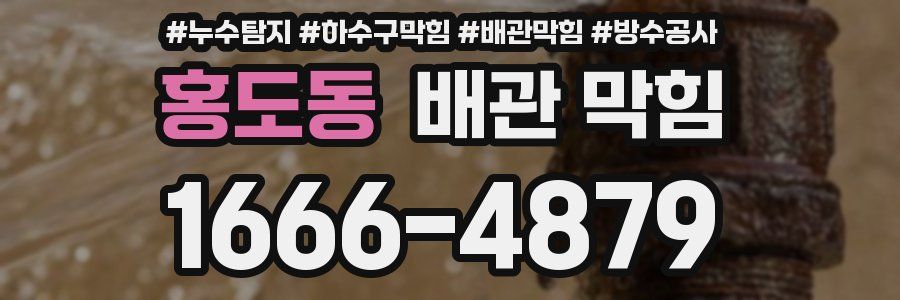 홍도동 배관 막힘