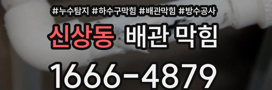 신상동 배관 막힘