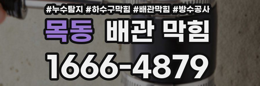 목동 배관 막힘