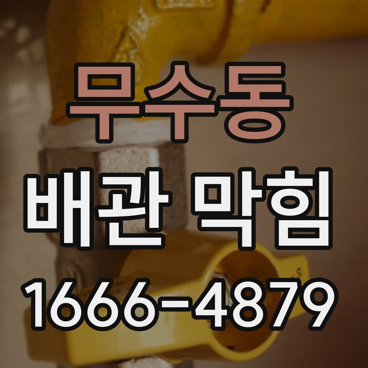 무수동 배관 막힘