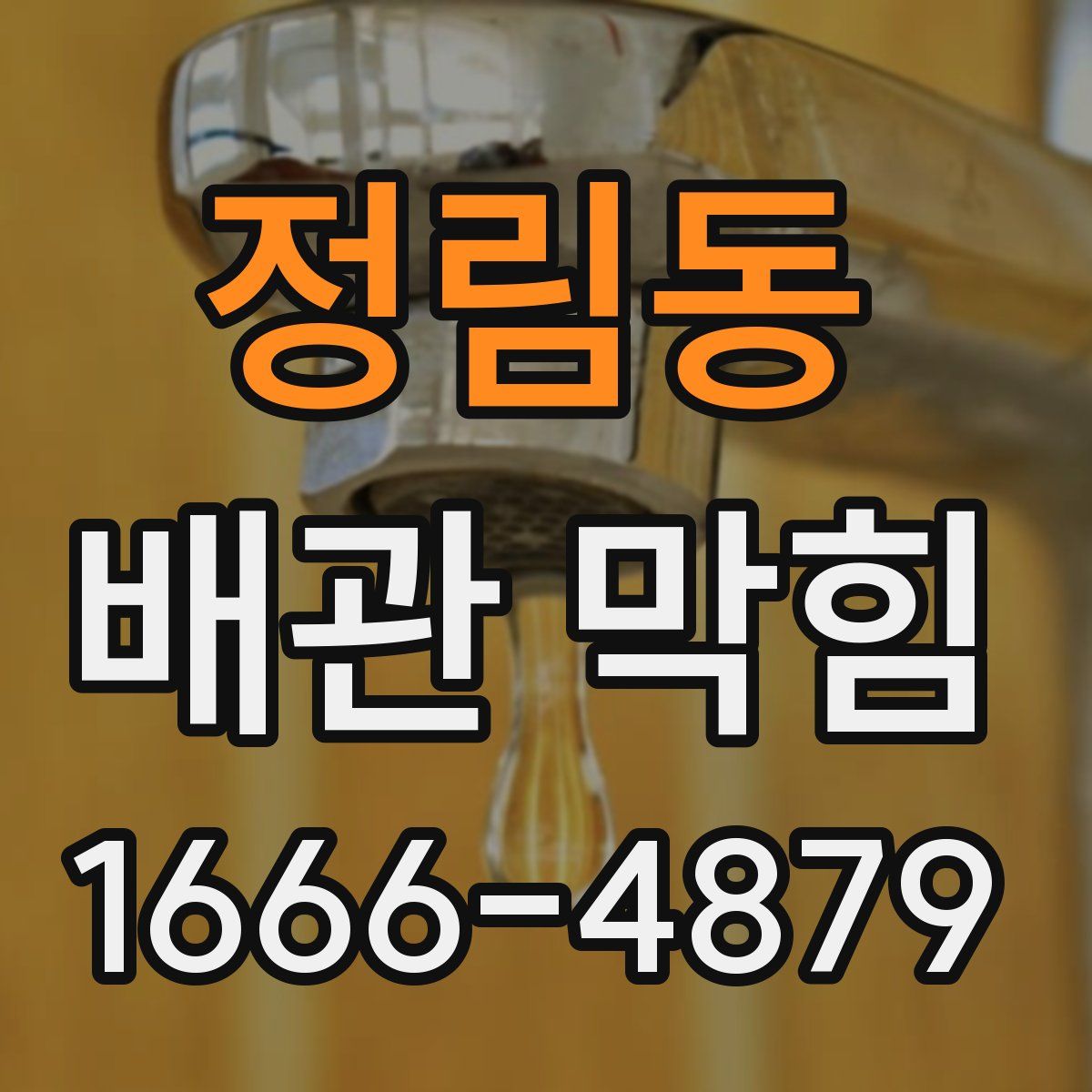 정림동 배관 막힘
