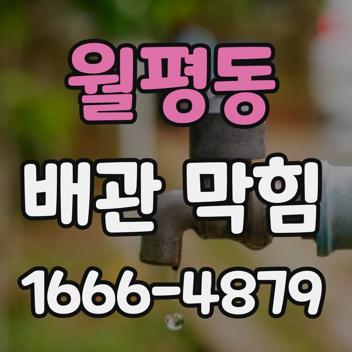 월평동 배관 막힘