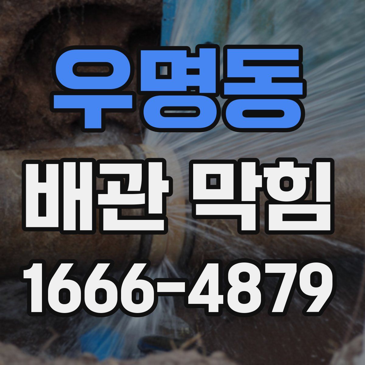 우명동 배관 막힘