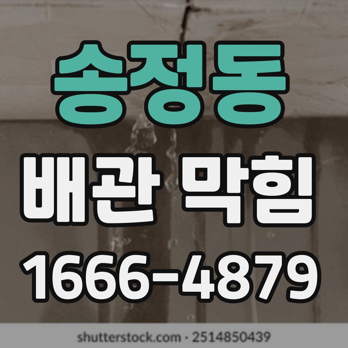 송정동 배관 막힘
