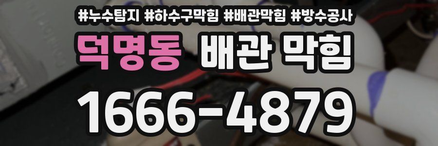 덕명동 배관 막힘