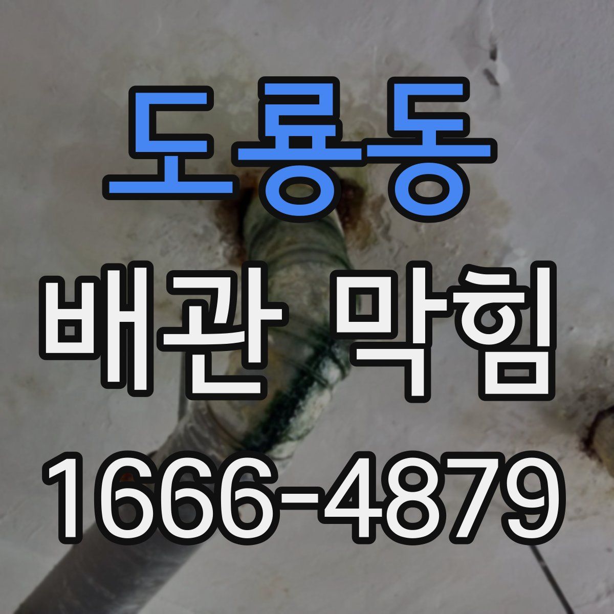도룡동 배관 막힘