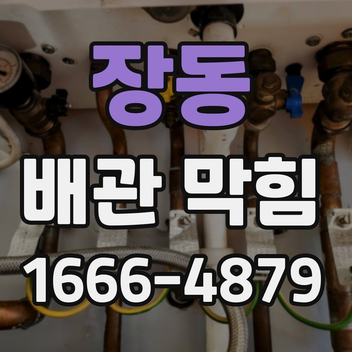 장동 배관 막힘