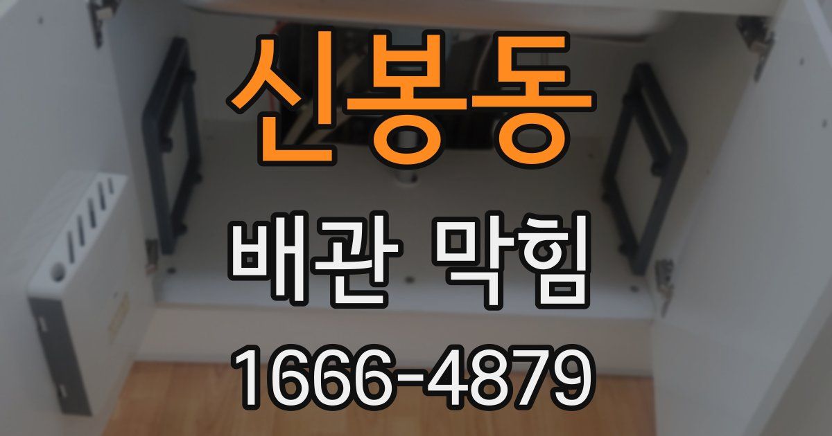 신봉동 배관 막힘