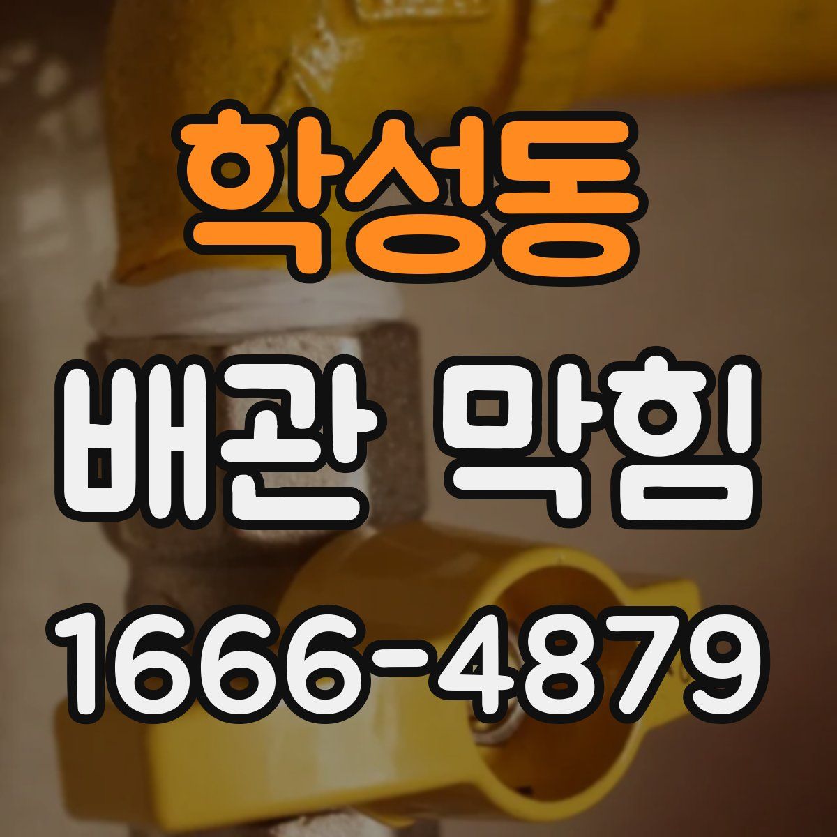 학성동 배관 막힘