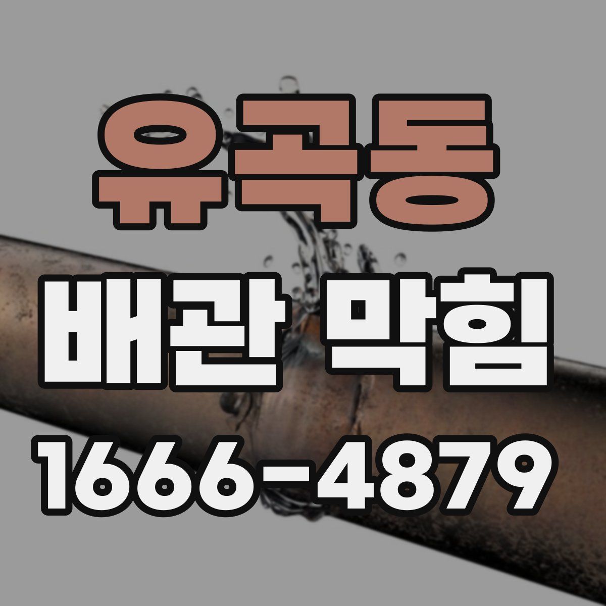 유곡동 배관 막힘