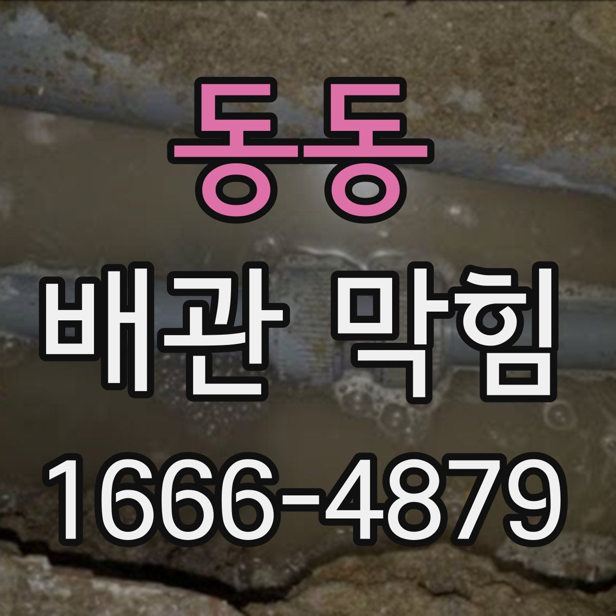동동 배관 막힘