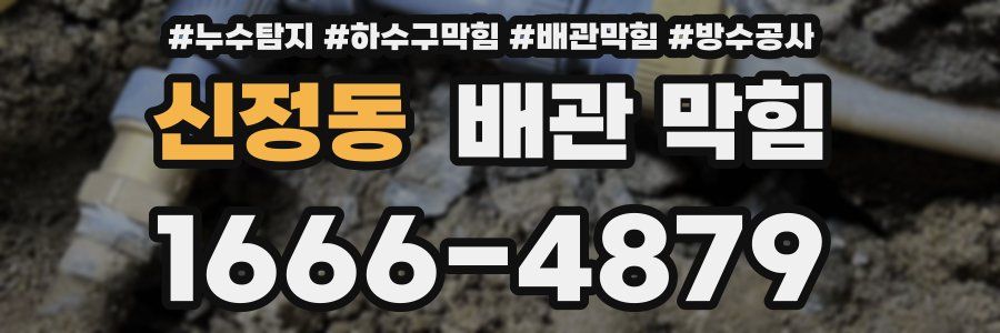 신정동 배관 막힘