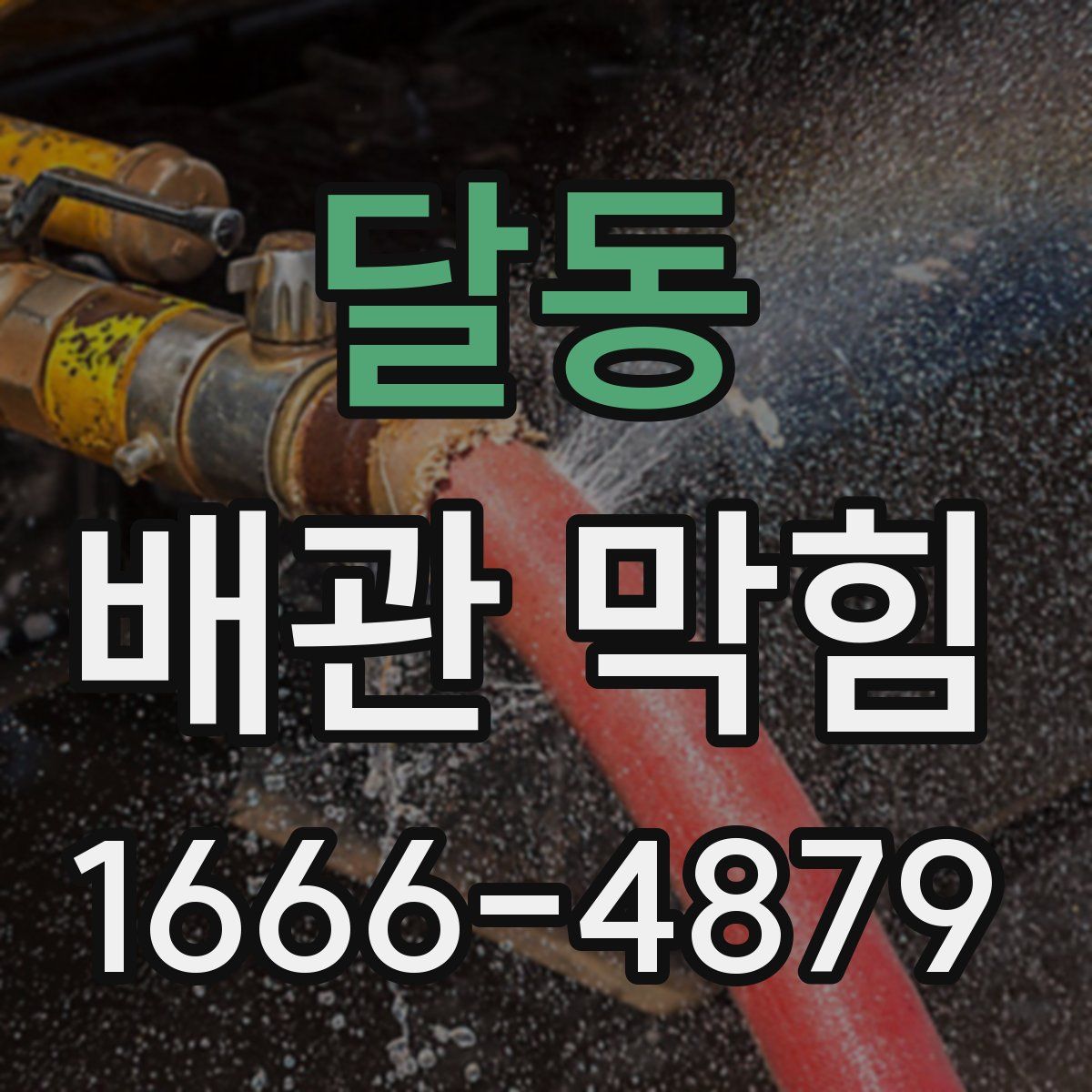 달동 배관 막힘
