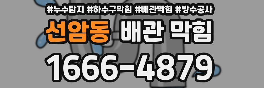 선암동 배관 막힘